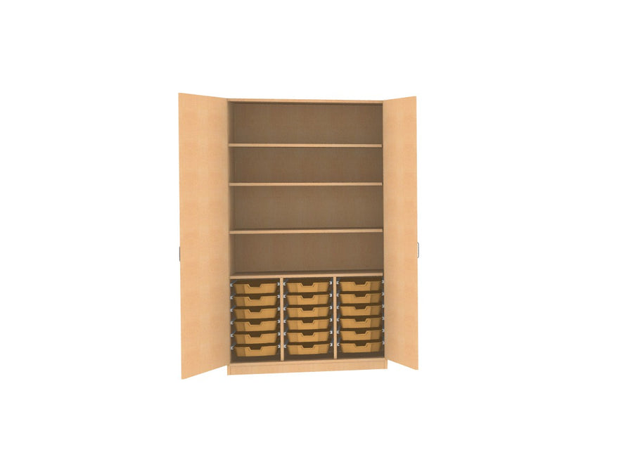 Materialschrank für 18 CS1 oder 9 CS2 Boxen